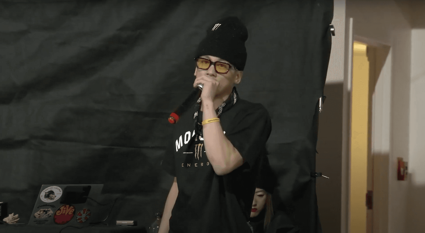 Hip-Hop 50 live event — stage and PA setup