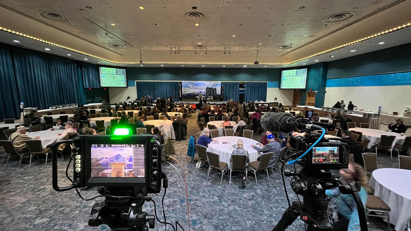 Live event production — multi-camera show setup