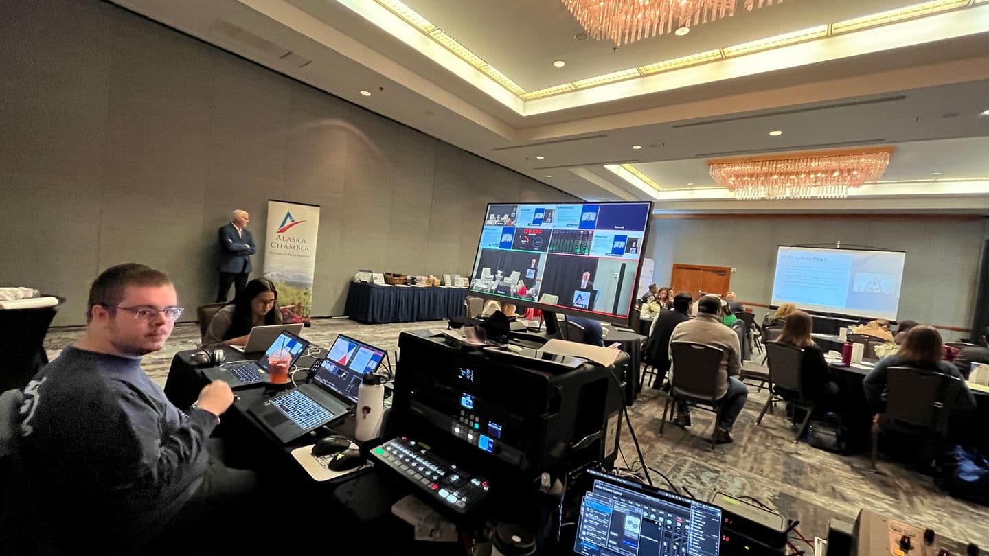 Hybrid event broadcast — control and switching